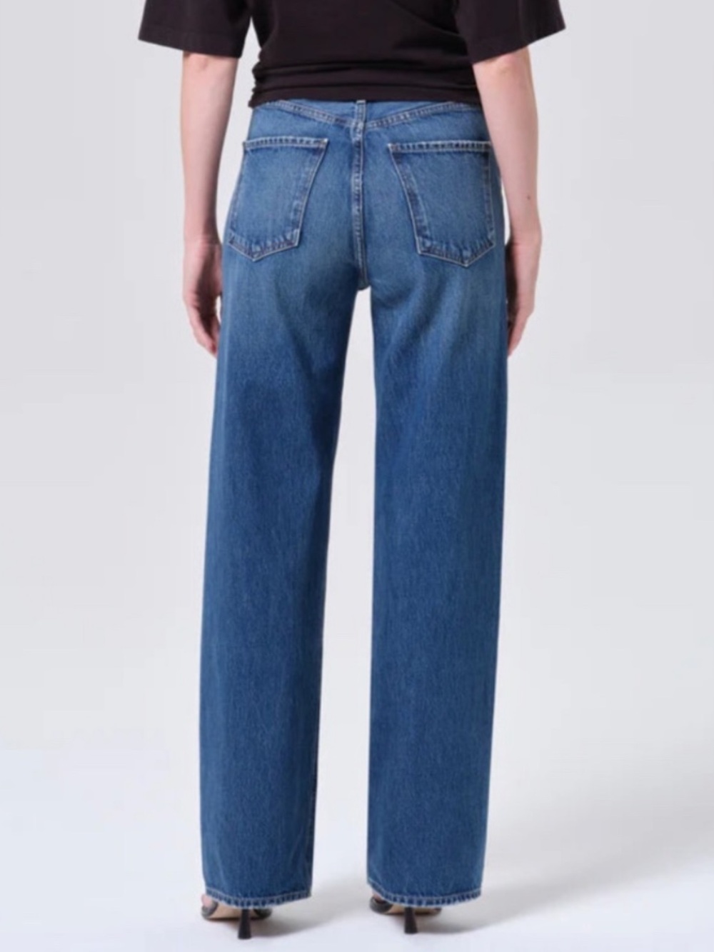 Agolde Ren High-Rise Wide-Leg Jeans Sz 29 - Picture 2 of 10